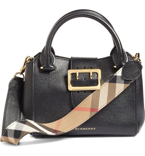 burberry small buckle leather satchel|large Burberry satchel.